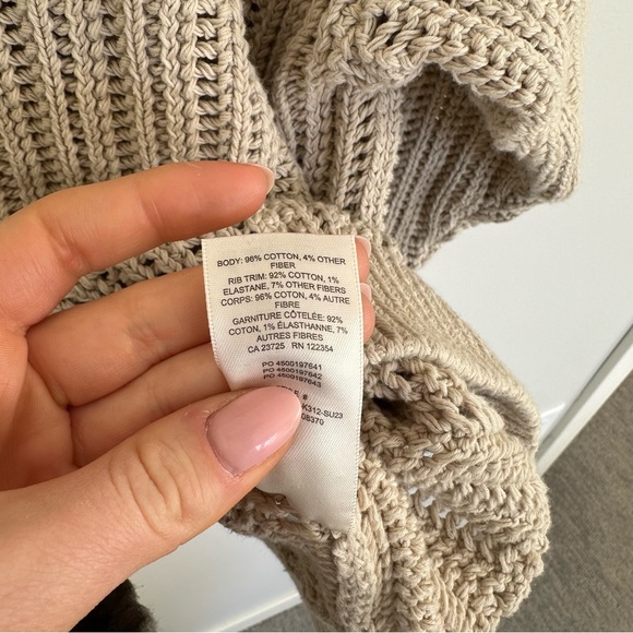 Aritzia Wilfred Free Afterglow Sweater Mullein Size M - Picture 5 of 7